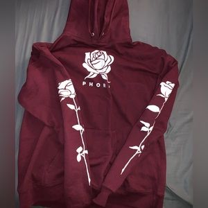 Maroon phora hoodie